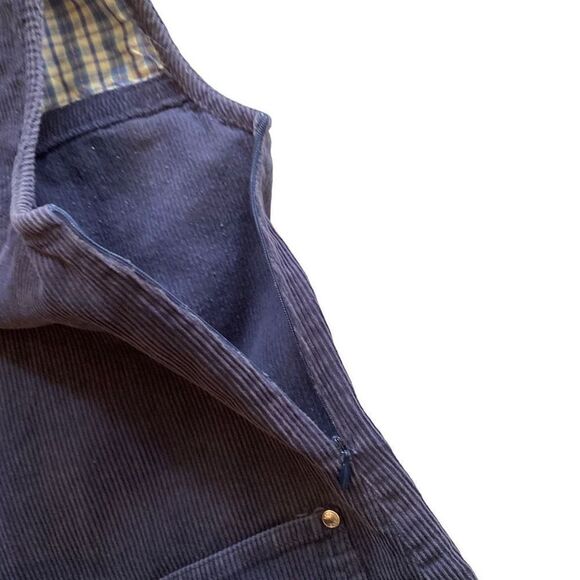 Gap Size Small Girls Navy Corduroy Dress w/ Side Zip NWOT - Picture 7 of 7